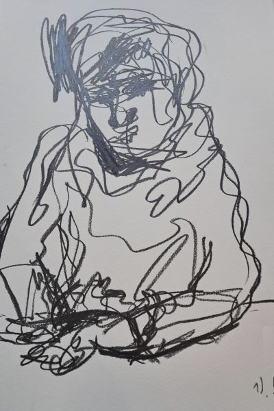 [2024] Untitled, Graphite on paper, Size Unknown